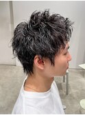 guest Style刈り上げないアップバングショートツイスパ