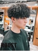 ツイストスパイラル/前下がりマッシュ