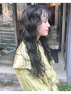 カゼ ダイカンヤマ Kaze DAIKANYAMA ロングリッジパーマ