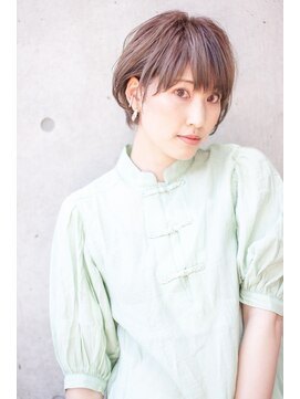 アッシュ 池袋店(Ash) 20代30代40代『大人可愛いくびれショート☆』 #池袋駅