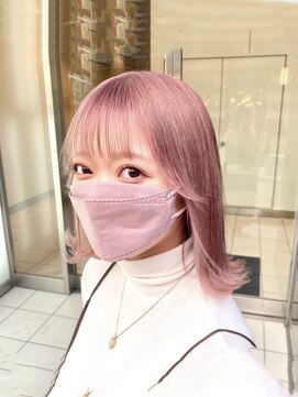 リー 梅田(Lee) Lee梅田茶屋町　ツヤツヤハイトーンピンク