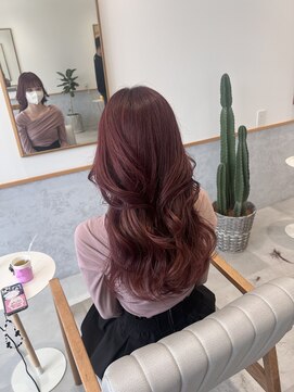 レンジヘアー(lange hair) cherry red【ストレート/酸性ストレート/ブリーチなし/メンズ】