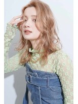 シェル 立川(shell) くびレイヤーエモージュ前髪モテベージュレイヤーミディ【立川】