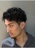 ワイルドショートパーマ