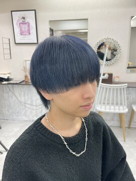 アクション 心斎橋店(ACTION) ラウンドマッシュ　ネイビーブルー