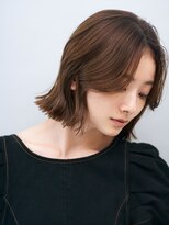 ヘアサロン ガリカ 表参道(hair salon Gallica)&nbsp;<ayumi>ブリーチなしダブルカラー透けるベージュ/ナチュラルボブ