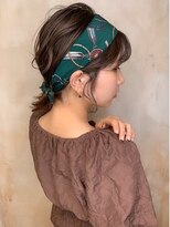 ニスル 町田店(NISURU)&nbsp;似合わせカット/大人ガーリー/ダークアッシュ/着物/町田/町田駅