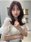 ラベンダーグレージュくびれヘア【肥田亜沙美】