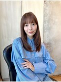 ◎大人綺麗なスタイル　顔まわりカット　セミロング　ロング