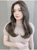 メルティカラーフェミニンロング似合わせカットレイヤーカット