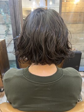 テテコケット(tete coquette) 『真通知弘』ニュアンスパーマとカジュアルボブ