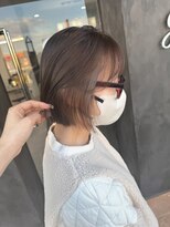 ガルボヘアー 桟橋店(garbo hair)&nbsp;高知 艶髪 大人可愛い イヤリングカラー 20代30代40代