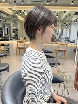 ロンド エメ 柏(Lond aimer) イメチェンショート×外ハネボブ×美髪×ワイドバング/柏