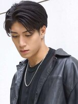 トルネード(TORNADO)&nbsp;メンズカット センターパート 韓国 ビジネスマンにも A0327