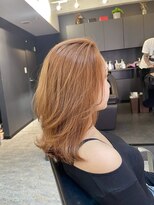 ブレンド 渋谷(BLend)&nbsp;ホワイトグレージュミニウルフデジタルパーマチェリーブラウン