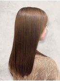 20代30代40代大人可愛いハイライトミルクチョコレートベージュ