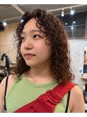海外風ハードパーマスパイラルパーマくるくるパーマ