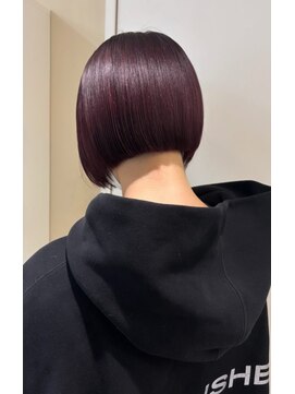 オーパスバイアンブルリュクス 池袋(Opus by ambleluxe) ボルドーカラー／ボブ/タッセルボブ