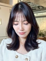 エインアンリー 明治神宮前(AIN.ANLY.)&nbsp;アッシュベージュくびれヘアモテ髪デザインカラー