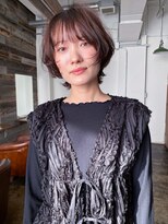 ヘアークラフト(Hair Craft) ショートウルフ×ニュアンスパーマ/岡山/ベージュカラー