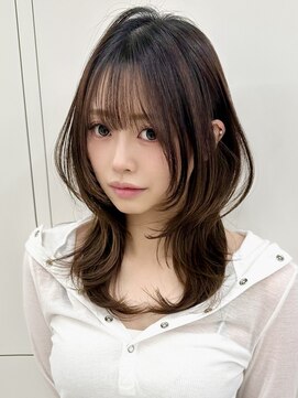 アイトーキョーエス 渋谷(AI TOKYO S) ハッシュカット/ミディアムレイヤー/顔周りレイヤー/韓国ヘア