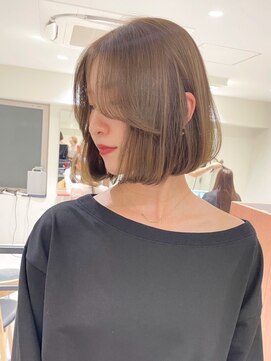 ジルブラン 千葉(JIL BLAN) 顔まわりのある韓国ボブ