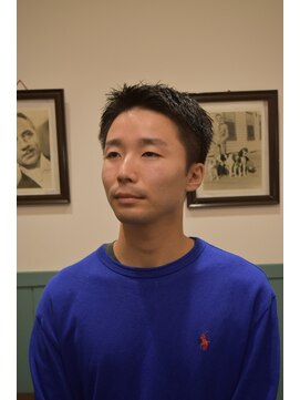 富士東洋理髪店 スパイキーショート風