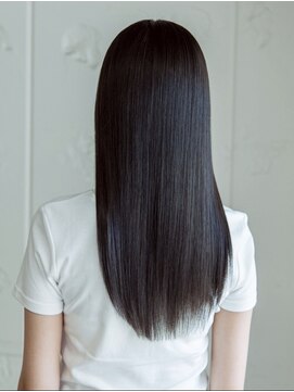 黒髪ロング/艶
