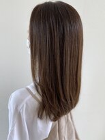 ラプトヘア リタ(Rapt. Hair Rita)&nbsp;上品大人グレージュセミロングスタイル