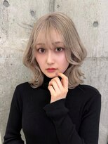 リノート バイ エゴル 名古屋(LINOET by ENGOL) 【LINOET】ハイトーンカラー/ミルクティーグレージュ/グレージュ