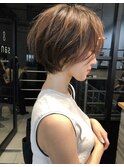 髪質改善/大人ガーリー/似合わせカット/ショートボブ前髪/仙台