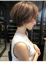 サンドパールス 仙台店(sand PALCE)&nbsp;髪質改善/大人ガーリー/似合わせカット/ショートボブ前髪/仙台