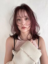 シール 梅田(CIRR)&nbsp;ワンカールレイヤー×ピンクカラー