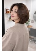 【自由が丘】表面にレイヤーをいれたナチュラルボブ