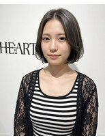 ハーツオオサカ(HE:ARTS OSAKA) 内巻きパーマで叶うワンカール韓国ボブ