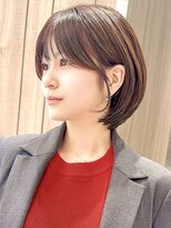 ヨリ ルトロワ 札幌大通(yori Le_trois) 似合わせカット30代40代50代ショートボブくびれレイヤーカット