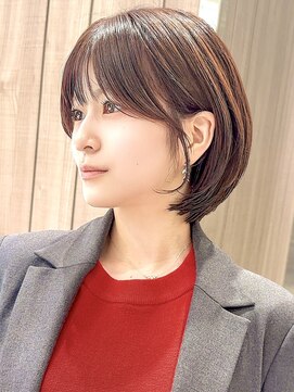 ヨリ ルトロワ 札幌大通(yori Le_trois) 似合わせカット30代40代50代ショートボブくびれレイヤーカット