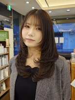 ブロッサム ひばりヶ丘(Blossom) long layer 20代30代◎韓国風ハッシュカット×レイヤー