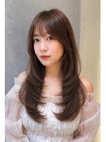 ロンドシェリ 仙台(Lond Cheri)&nbsp;髪質改善縮毛矯正レイヤーカットハッシュカット顔周り全然