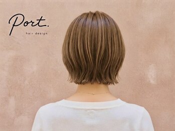 ポート(Port)の写真/扱いやすくまとまりやすいショートへ！高い再現性とモチの良さで毎日が変わる♪