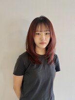 ペグ(Peg) 韓国風レイヤーカット◎秋色暖色カラーくびれヘア小顔20代
