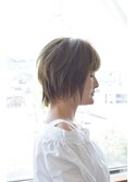 ミルクティーグレージュとソフトウルフ