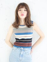 ヘアーメイク ラグズ(Hair Make Luxtz)&nbsp;正統派リラクシーくびれミディ/アースカラー/外ハネ/斜めバング