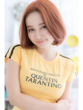 ミック 日暮里店(miq) ラブグラマラス★3Dカラーの重軽Aラインボブ