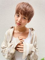 ヴェルダ 池袋店(verda)&nbsp;マニッシュベリーショート×natural beige◎Yamamoto