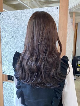 ユッカ エコル 塚口(YUCCA ekolu) ekolu/塚口/抜け感ウェーブ/うる艶ラベンダー/波ウェーブ