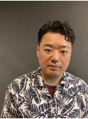 波打ちショートスパイラル【理容室】大森/理容室/フェード
