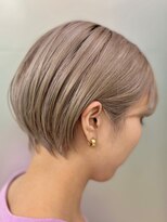 マックス フォー ヘアー(MAX FOR HAIR)&nbsp;【デザインカラー】綺麗なマッシュショート×ハイトーンカラー◎