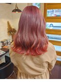 #裾カラー#ピンクカラー#暖色カラー#秋カラー