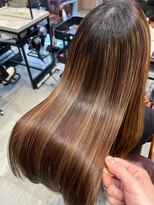 アディクト 東陽町西口(addict)&nbsp;圧倒的ツヤ髪になれる髪質改善＿ブラウン＿ロング［東陽町］